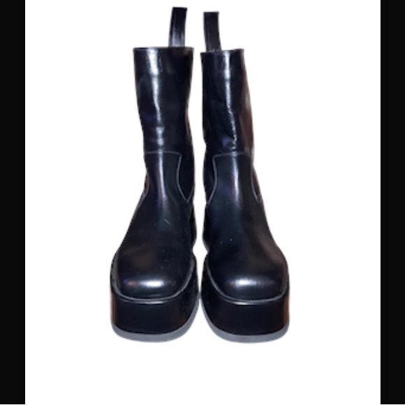 GIA BORGHINI RHW Rosie Short 23 Platform boot sz 38 - Picture 4 of 12